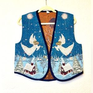Freezing Angel Christmas Vest Size Medium